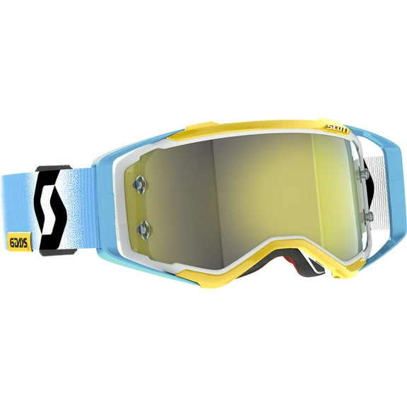 Scott Prospect 6 Days LE Argentina 23 MX Offroad Goggles White/Blue w/Mirror Lens
