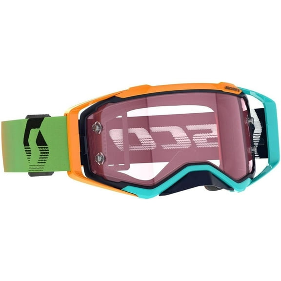 Scott Prospect Amplifier MX Offroad Goggles Blue/Orange w/Rose Lens