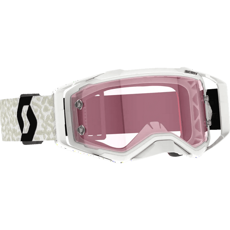 Scott Prospect Amplifier MX Offroad Goggles White/Black w/ Rose