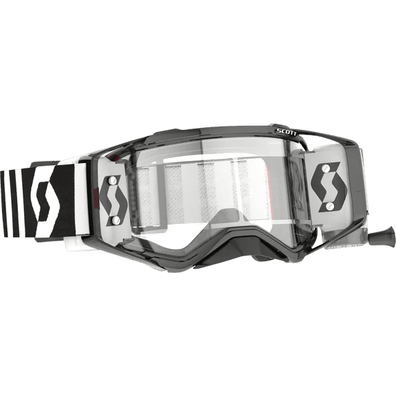 Scott Prospect Racing WFS MX Offroad Goggles Black/White w/Clear Lens