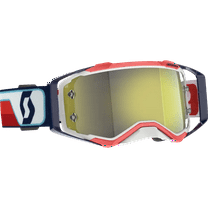 Scott Prospect MX Offroad Goggles Red/White w/Yellow Lens