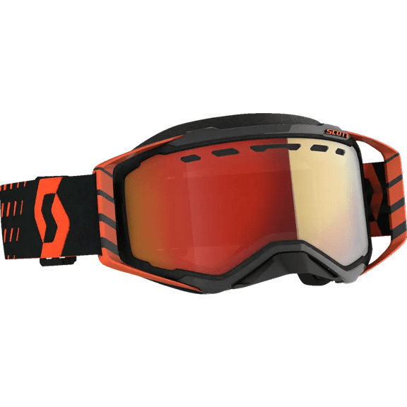 Scott Prospect Snow Cross Goggles Orange/Black w/Red Chrome Lens