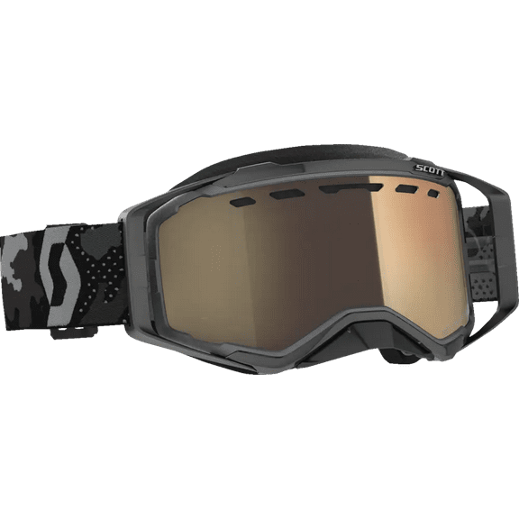 Scott Prospect Snow Cross LS Goggles Dark Gray/Black w/Bronze Chrome Lens