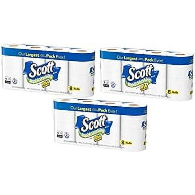 Scott Rapid Dissolve Bath Tissue Made for RVs and Boats (24 Rolls
