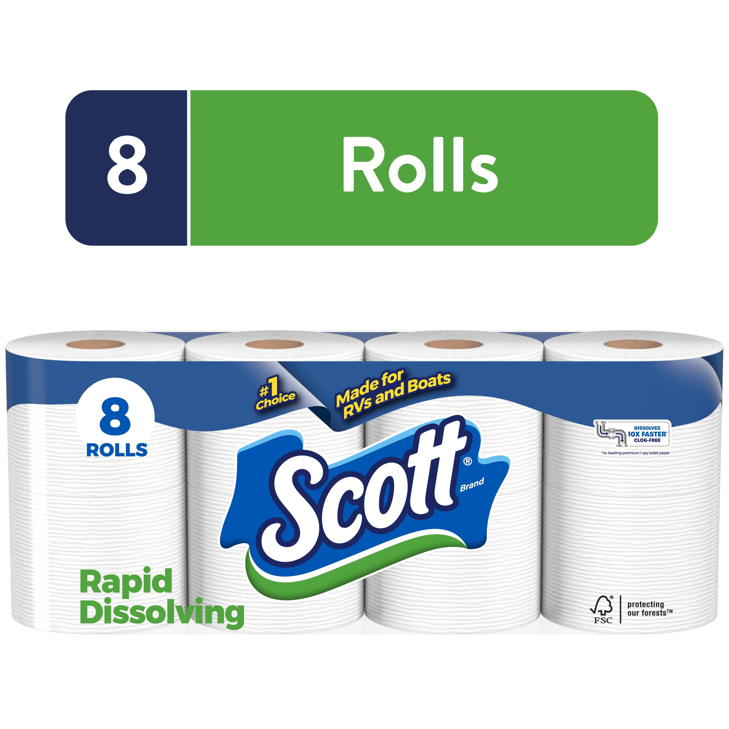 Scotts rapid dissolve toilet paper online