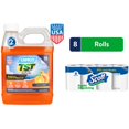 thumbnail image 1 of Scott Rapid-Dissolving Toilet Paper (8 Double Rolls) + Camco TST MAX Ultra Concentrated RV Toilet Treatment, Orange (32 oz), 1 of 4