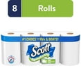 Scott RapidDissolving Toilet Paper, 8 Double Rolls