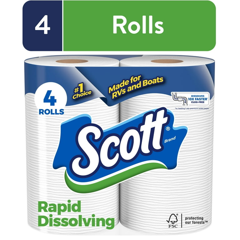 Scott 1000 Toilet Paper, 12 Rolls, 1,000 Sheets Per Roll (12,000