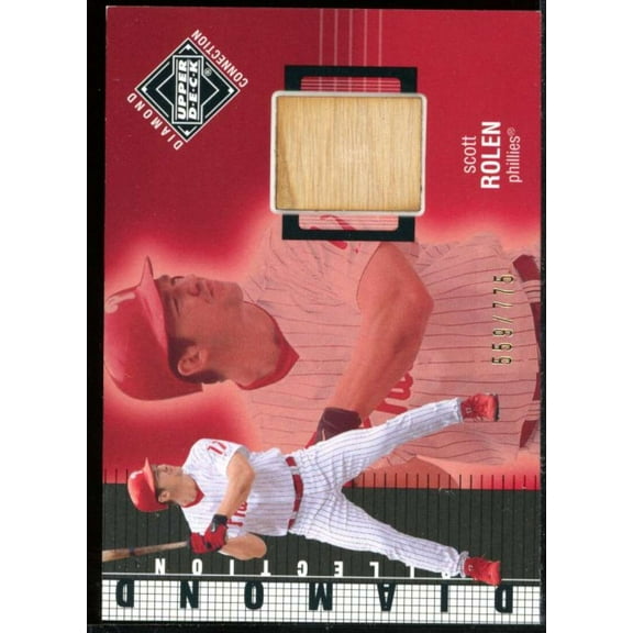 Scott Rolen DC Bat Card 2002 Upper Deck Diamond Connection #406