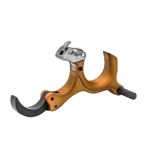 Scott Archery Select Release, Large, Ergonomic Aluminum Handle, Micro-Adjustable, 3-4 Finger Extensions, 50 Rotation, Internal Moon Locking Design (8011-BO-L)