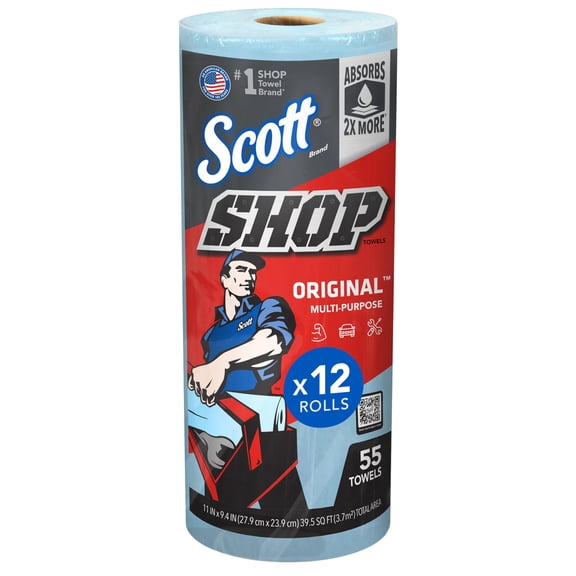 Scott Shop Towels (12 rolls)