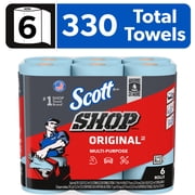 Scott Shop Towels, 6 Rolls, 55 Sheets Per Roll