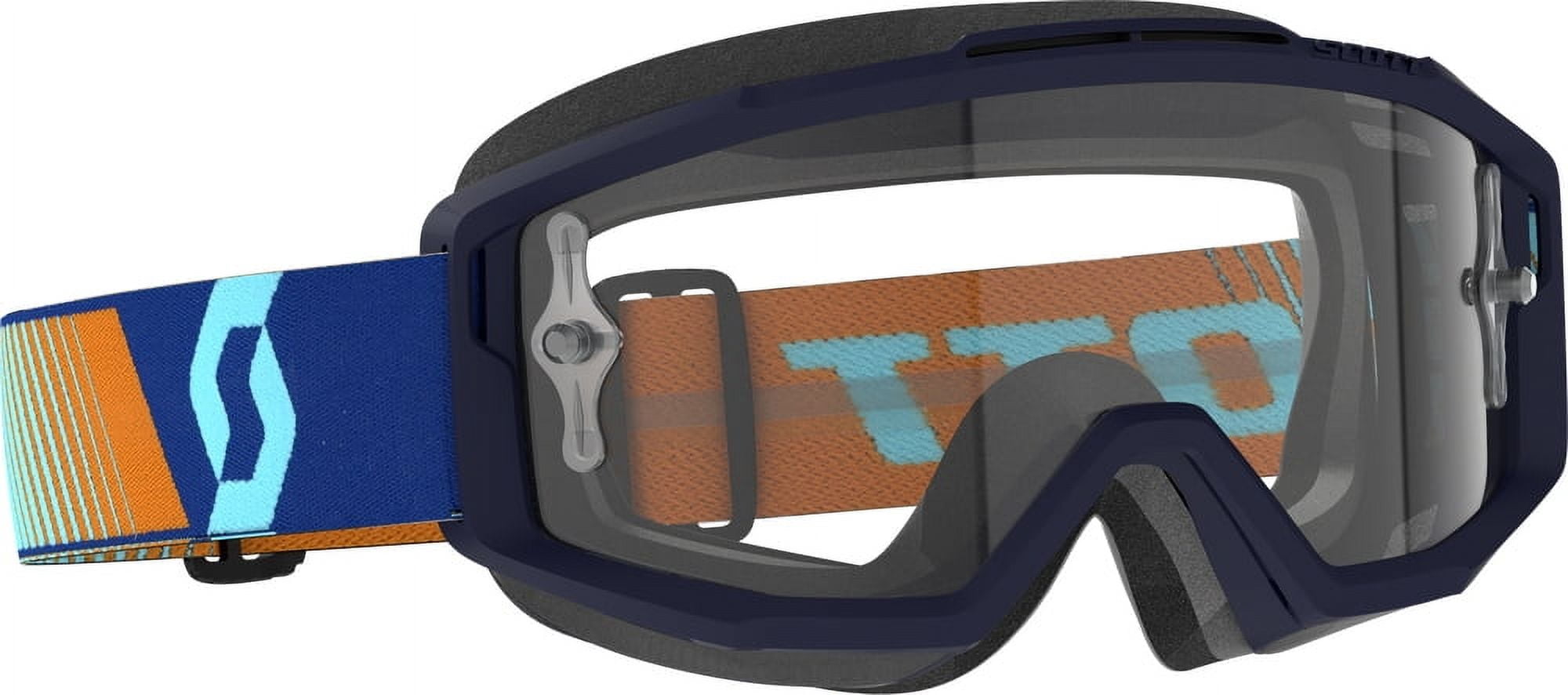 Scott Split OTG MX Offroad Goggles Royal Blue w/Clear Lens