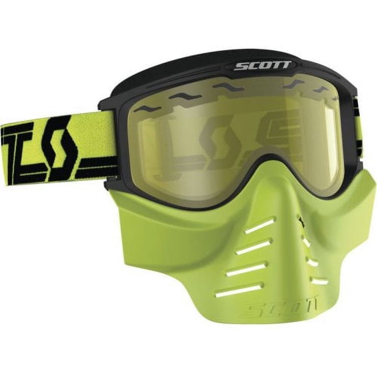 Scott USA 83X Safari Facemask Black/Yellow/Yellow Lens (Yellow