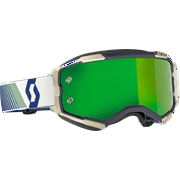 Scott USA Fury Goggles (OSFM, Blue/Green / Green Chrome Works Lens)