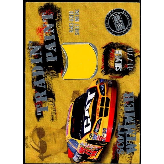 Scott Wimmer Card 2004 VIP Tradin' Paint Silver #TPD15