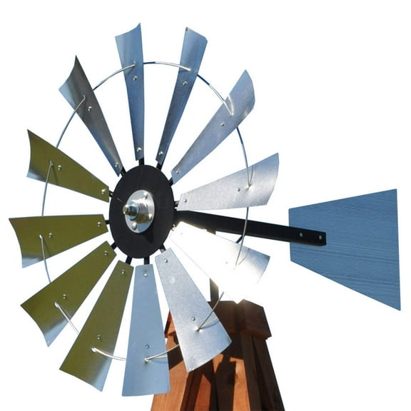 38-inch Windmill Head w/Plain Tail & Instructions to Build an 11-foot Tall Windmill