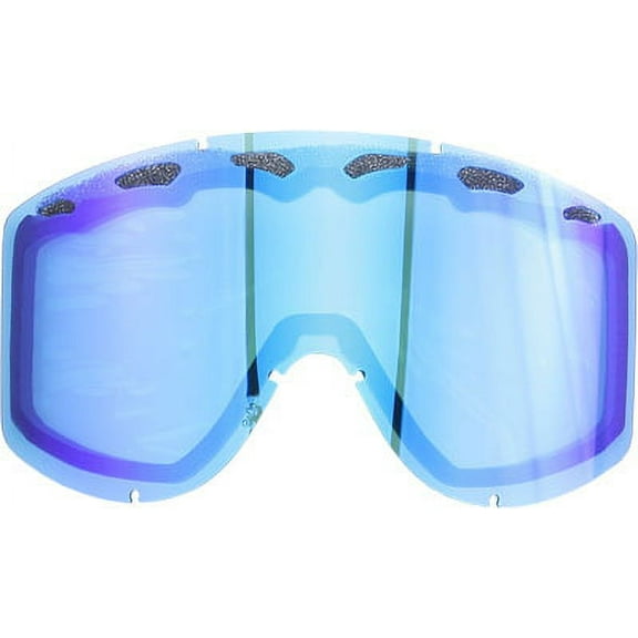 Scott Youth Series Double 89Si Thermal Chrome Electric Blue Lens - One Size