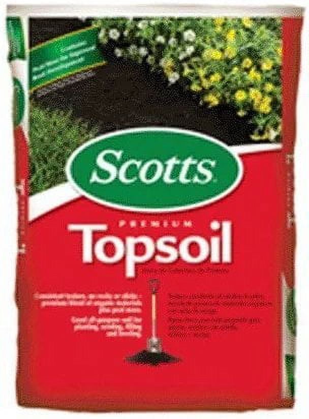 Scott's Premium Topsoil, 0.75 Cu Ft, Ideal for Gardens and Flower Beds