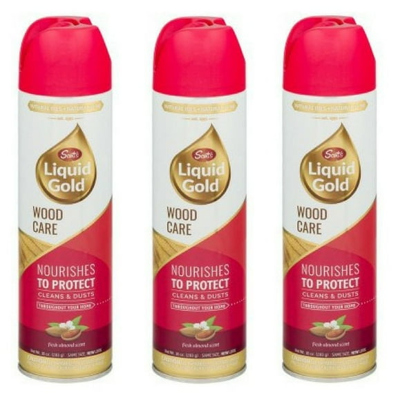 Scott's Liquid Gold Aerosol Wood Cleaner & Preservative, 10 oz 3 pack