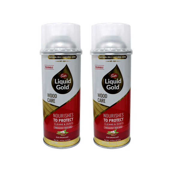 Scott's Liquid Gold Pourable Wood Care, 14 oz Pack of 2