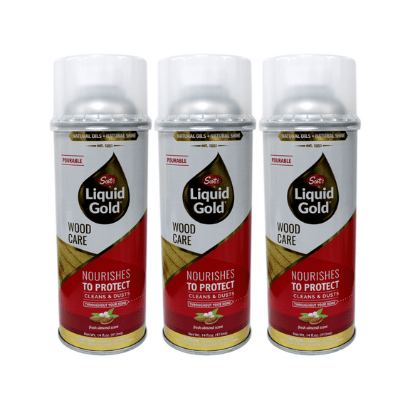 Scott's Liquid Gold Pourable Wood Care, 14 oz Pack of 3