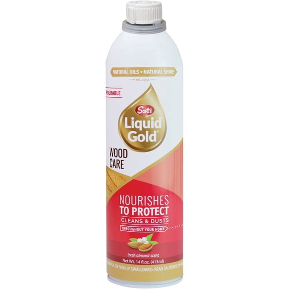Scott's Liquid Gold Pourable Wood Care- Cleans & Dusts 14 oz 2 pack