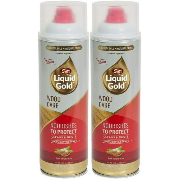 Scott's Liquid Gold Pourable Wood Care- Cleans & Dusts 14 oz 2 pack
