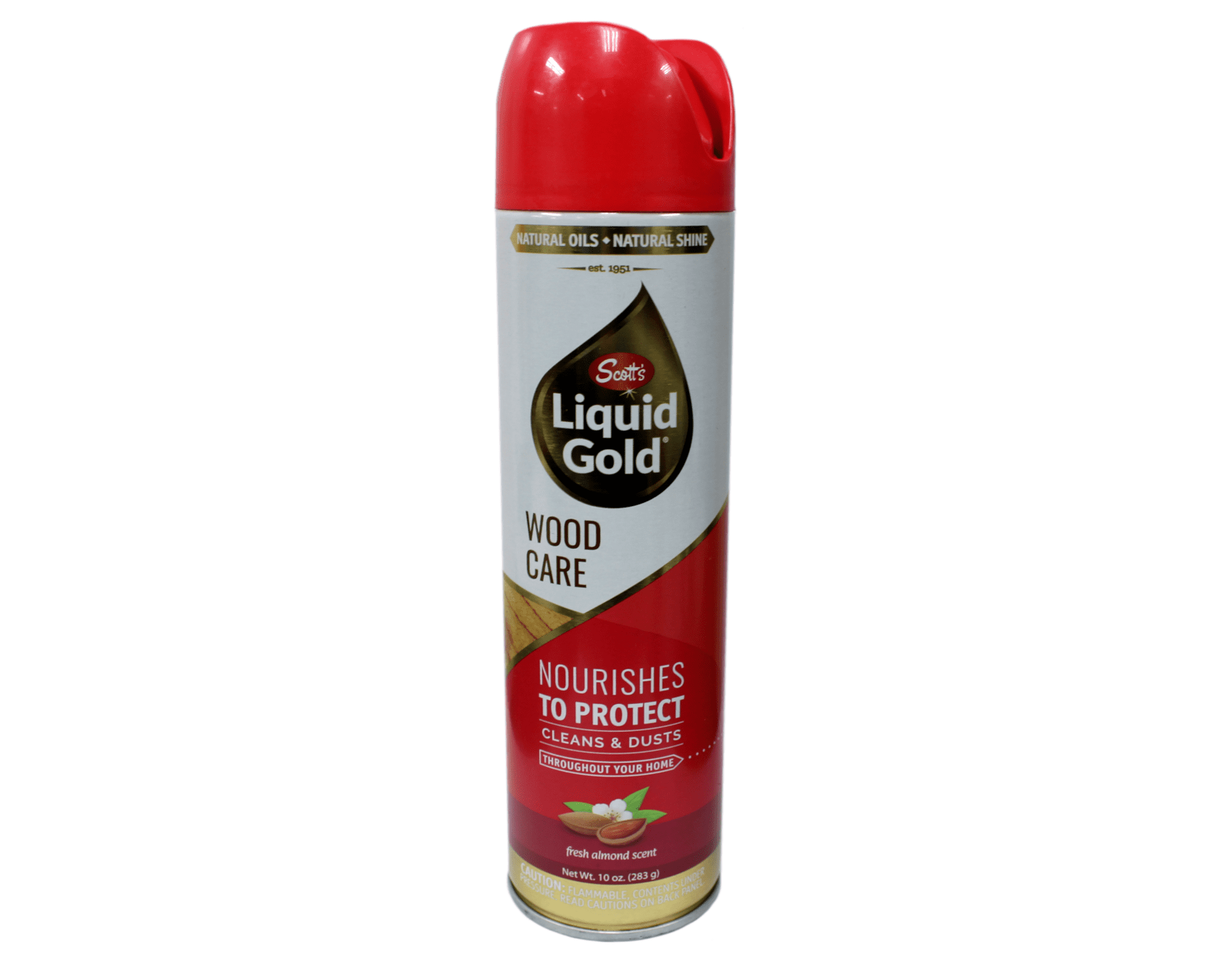 Scott's Liquid Gold Wood Care Spray Furniture Polish, Fresh and Almond  Scent, 10 Ounce