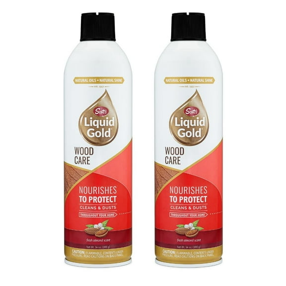 Scott's Liquid Gold Wood Cleaner and Polish, 14 oz, Two Pack