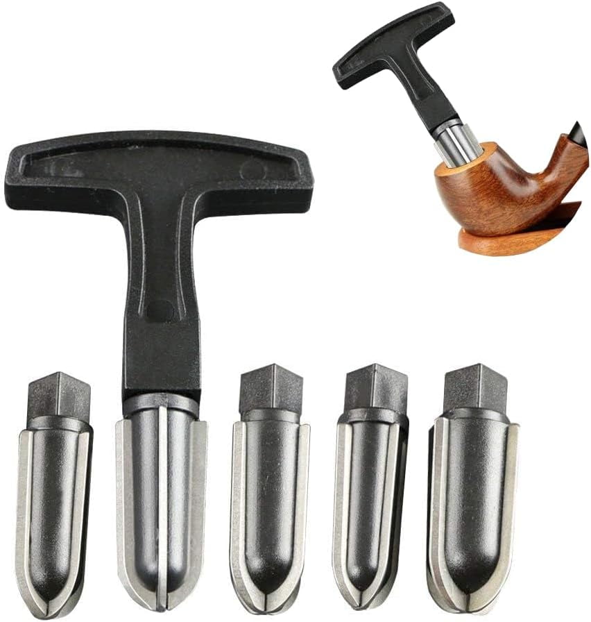 Scotte 5 Pieces Tobacco Pipe Reamer Tool & Tobacco Pipe Cleaners