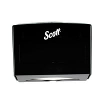 Scottfold Folded Towel Dispenser, 10.75 x 4.75 x 9, Black -KCC09215
