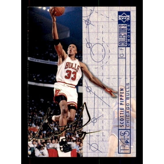 Scottie Pippen BP Card 1994-95 Collector's Choice International Gold #375