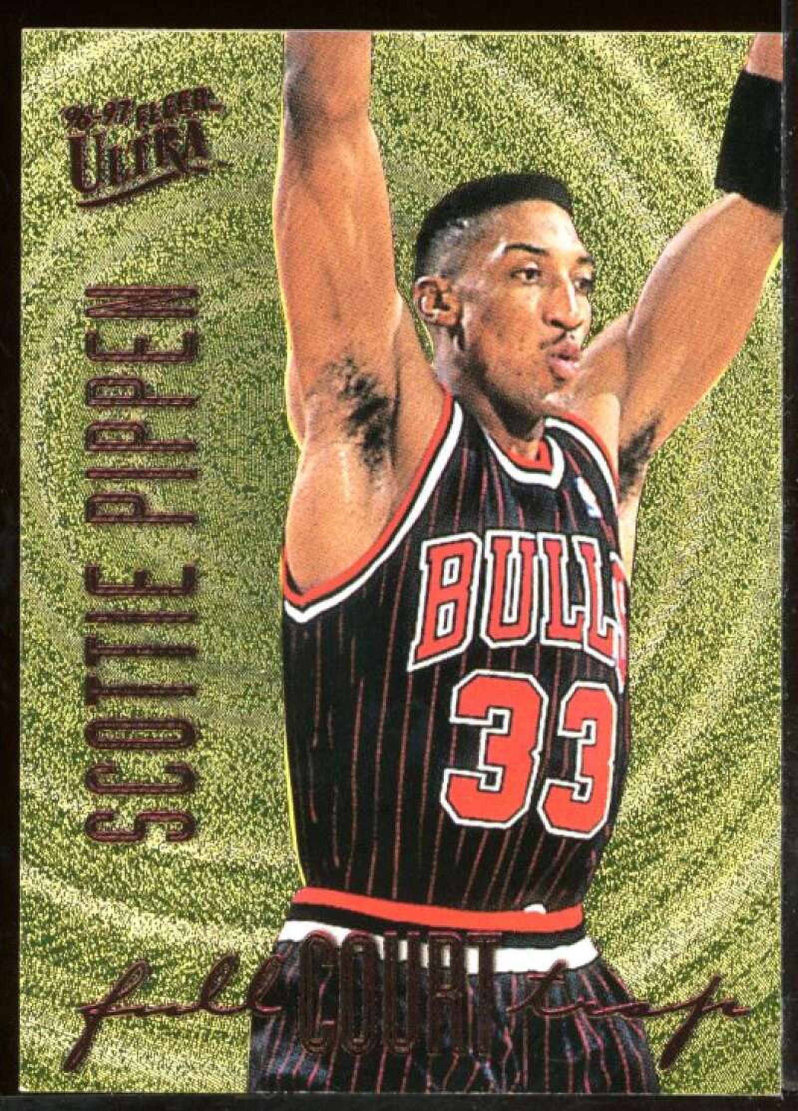 Scottie Pippen Card 1996-97 Ultra Full Court Trap Gold #3