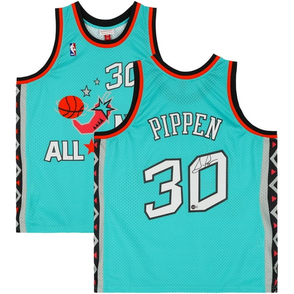 Scottie Pippen Chicago Bulls Autographed Teal 1996-1997 Michell & Ness All-Star East Swingman Jersey - Fanatics Authentic Certified