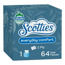 Scotties Everyday Comfort 2-Ply Facial Tissue, 64 Sheets
