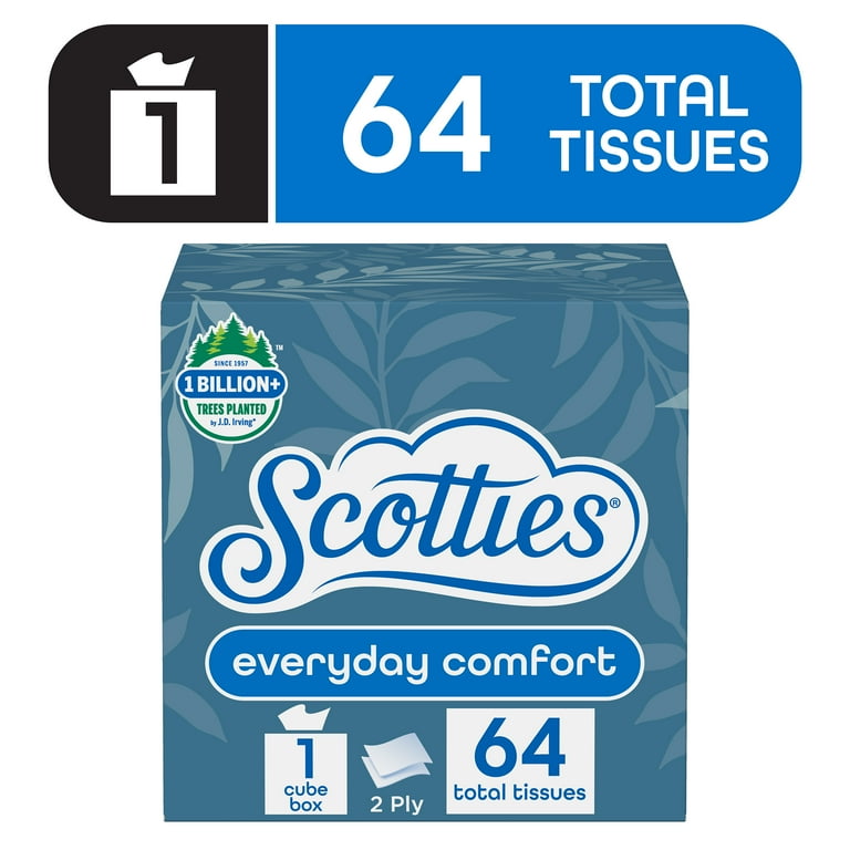 Facial Tissue, 2-Ply, White, 64 Sheets/Box Facial Tissue, 2-Ply, White, 64 Sheets/Box