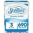 Scotties Everyday Comfort Facial Tissues, 230 Count (Pack of 3)