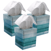 Scotties Facial Tissue Paper 64 Sheets Box Ultra Soft & Absorbent 2-Ply Tissues Hypoallergenic No Irritating Scents Made for Everyday Comfort Face & Body Use Portable Napkin 3 Boxes Design Vary