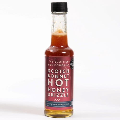 Scottish Bee Company Scotch Bonnet Hot Honey 200g, British Import (Pack of 2)