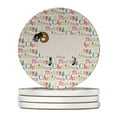 thumbnail image 1 of Scottish Blackface Sheep Christmas Large Sandstone Coasters Pack of 4 4 in x 4 in, 1 of 3