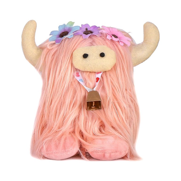 Cute Pink Cow Plush Toy - Perfect Gift for Kids and Teens