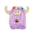 thumbnail image 1 of Scottish Cow Toy Realistic Long Hair Stuffed Animal Soft Cuddly Collectible Figure Decorative, 1 of 6