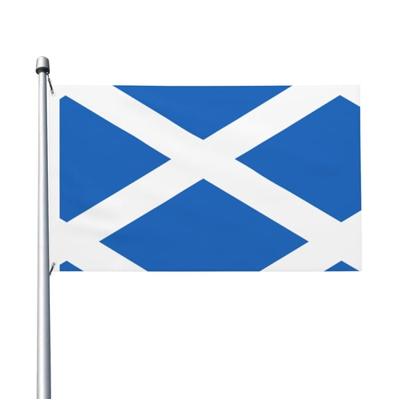 Scottish Flag Print Flag 3x5 Ft Outdoor Garden Flag Double Sided Banner For Yard Lawn Porch Balcony Home Decorations