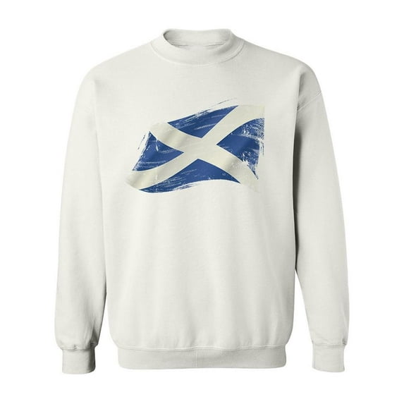 Scottish Flag Sweatshirt Men -Image by Shutterstock, Male Small