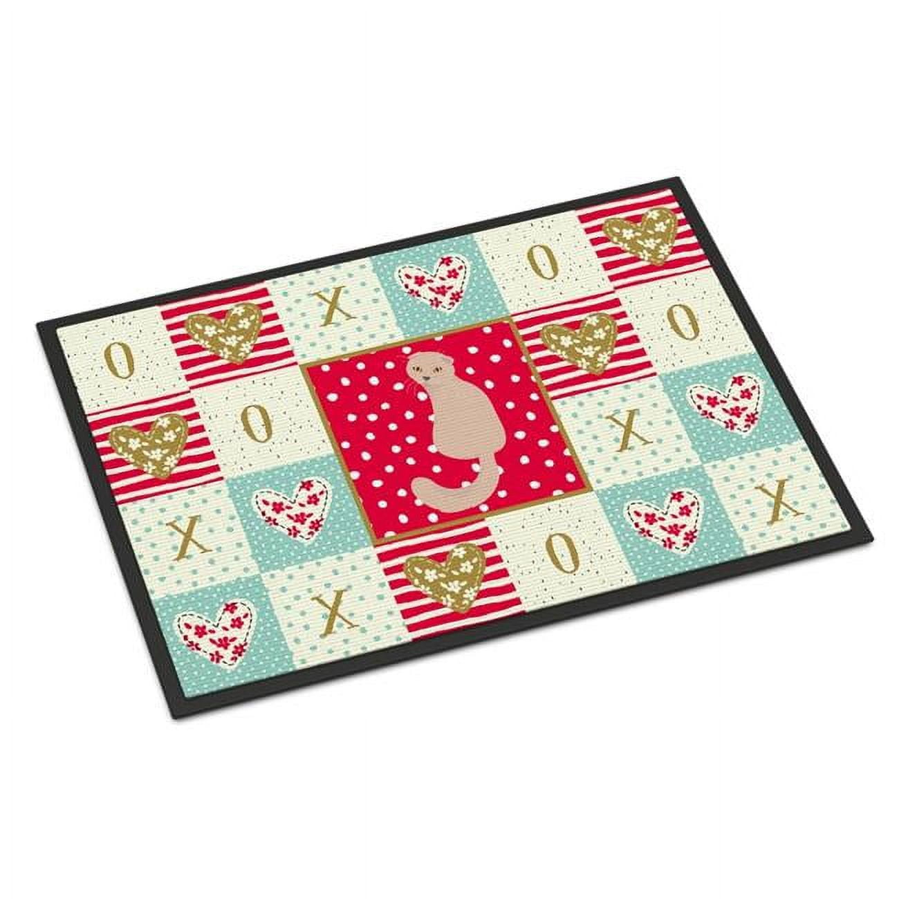 Scottish Fold Cat Love Door Mat