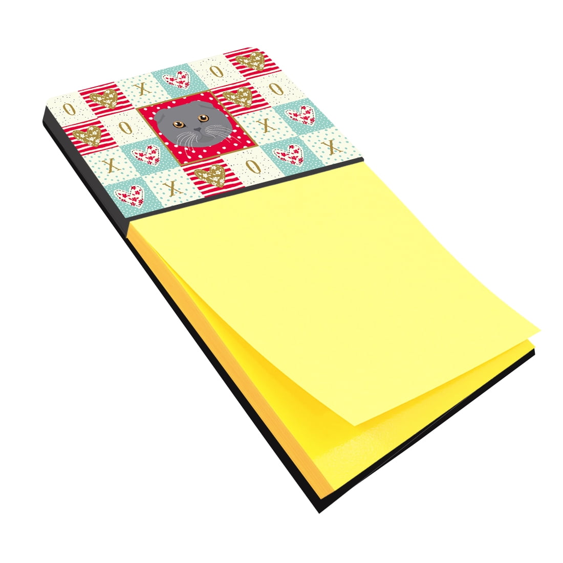 Scottish Fold Cat Love Sticky Note Holder