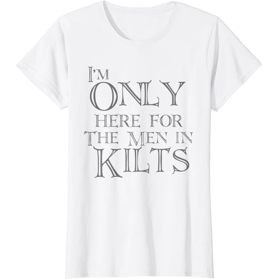 Scottish Games Funny Men in Kilts Tee LARP