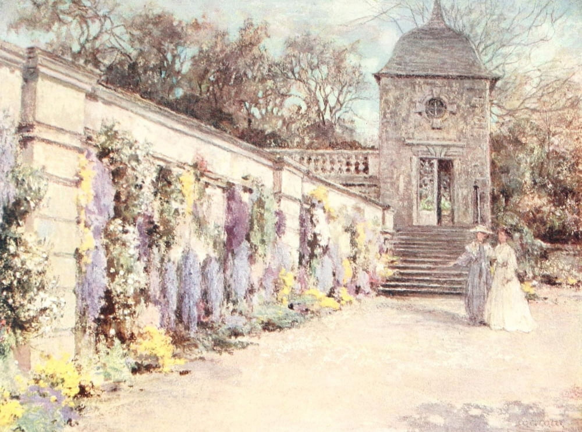 Scottish Gardens 1908 Pollock Canvas Art - Mary GW Wilson (18 x 24)