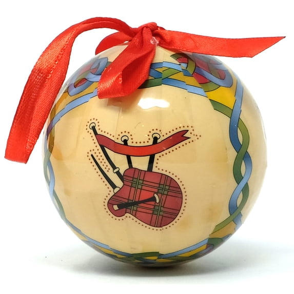 Scottish Handcrafted Pipes Bauble by Royal Tara
